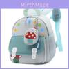 Mushroom Kids Preschool Backpack Cartoon Print Wear Resistant Fabric Polyester