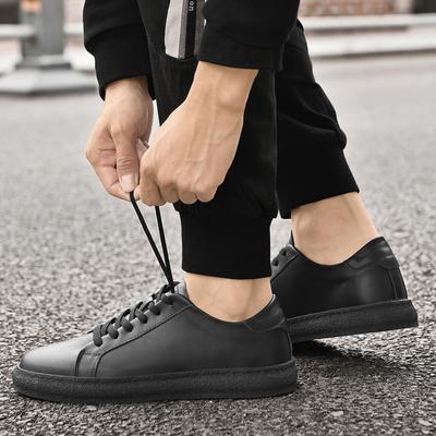 Genuine Leather Lace-Up School Footwear Fashion Men Casual Shoes All-match Business Walking Shoes Men Classic Skate Shoes Men