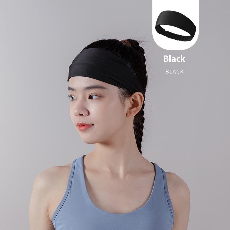 Sports Headband Running Headwear Elasticity Sweat Absorption Headdress Quick-Drying Gym Breathable Sweatbands For Men Women