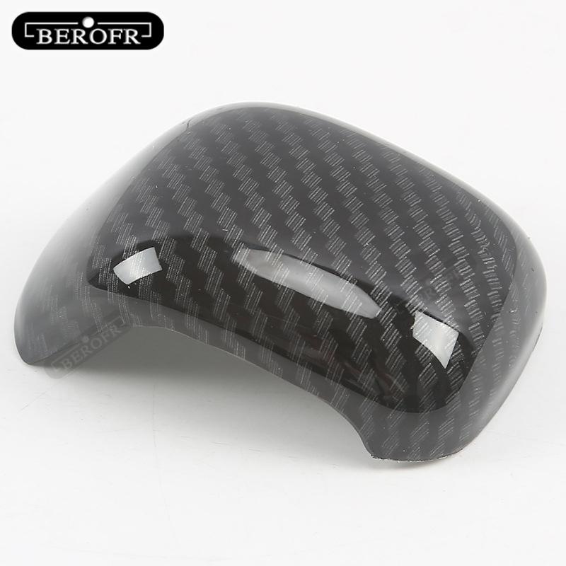 For Chery Tiggo 8 2018 Car Gear Head Shift Knob Handle Cover Trim Sticker ABS Shift Head Cover Carbon Fibre