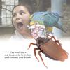 Remote Control Cockroach Toy Fake Crawling Prank Gadget for with Infrared Control for Halloween Christmas Day