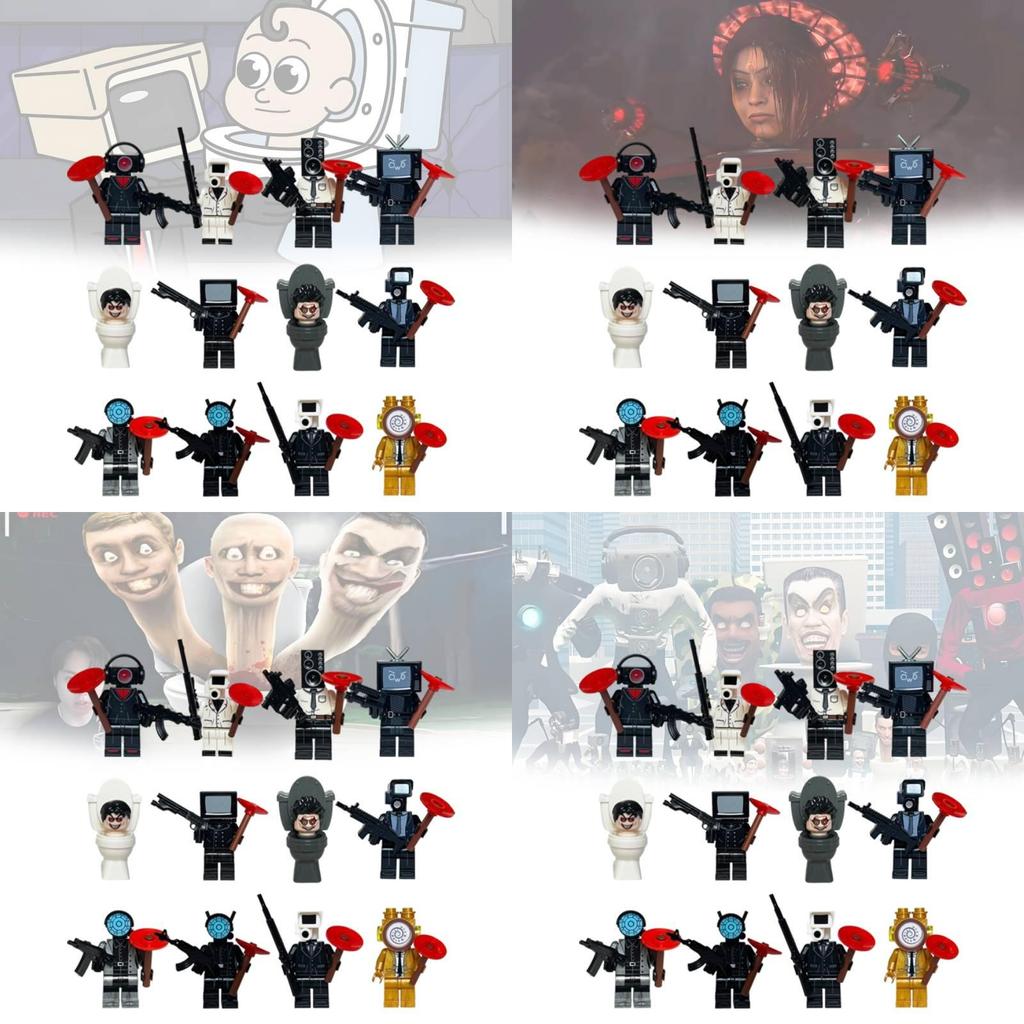 Ninja Chicken Pixel World Building Blocks Educational Toy For Kids