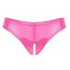 Women's  PVC Leather Open Cut Triangular Shorts