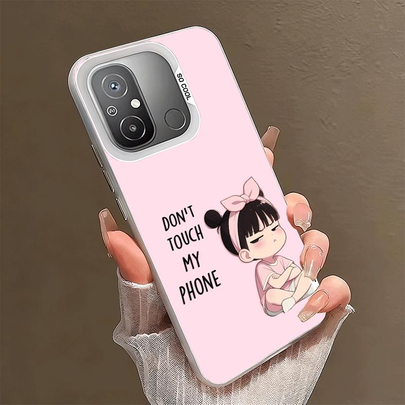 

Funny Dont Touch My CallPhone Soft Phone Case for Xiaomi Redmi 15C 15 14C 13C 12C Poco X5 X6 X7 Pro X3 F8 F7 Ultra M8 13 12 Cove Xiaomi Poco M8 Pro
