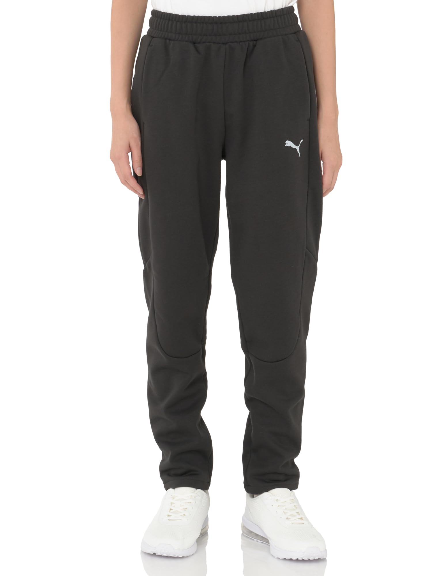 

Gym Sports Casual Long Pants Fleece Lining EVOSTRIPE Warm Pants 684227 24 Color Black [PUMA] Women s Fall/Winter (01)