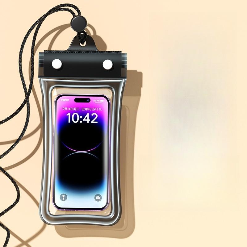 Universal Waterproof Phone Pouch with Sealed Design and Lanyard for Swimming and Diving
