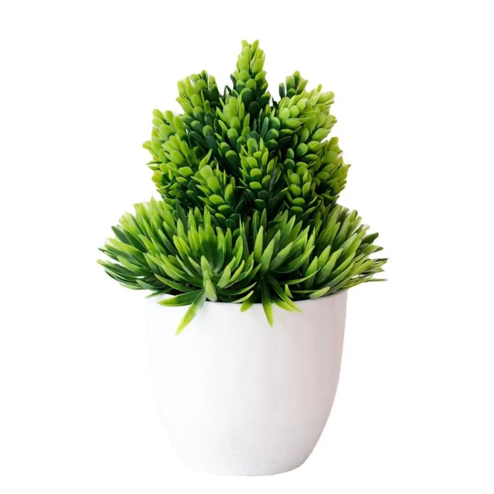 Home Decoration New Artificial Plants Bonsai Pine Garden Small Tree Potted Desk Ornaments Creative Simulation Fake Flowers
