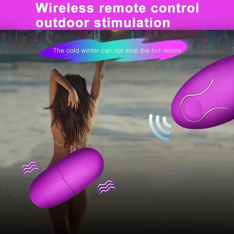Wireless Remote Control Vibrator Sex Toys Sex Products Vibrators for Women Toys for Adults G-Spot Massager Vibrating Egg