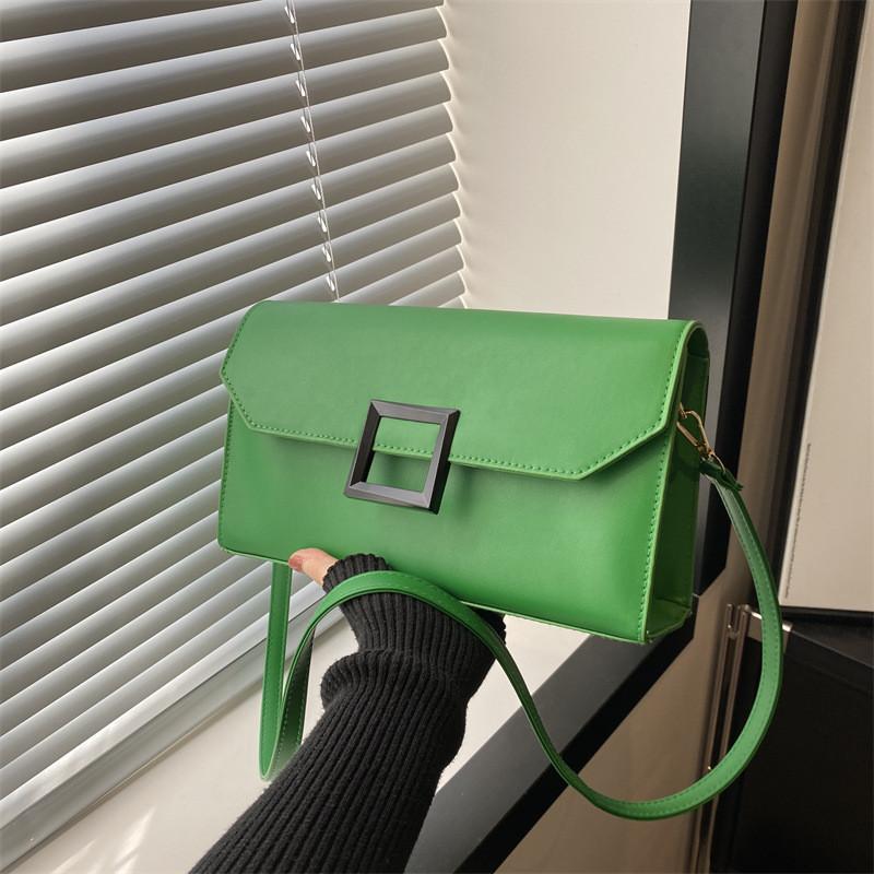 Stylish Compact Square Bag With Soft Pu Material In Elegant Colors For Street Fashion Lovers