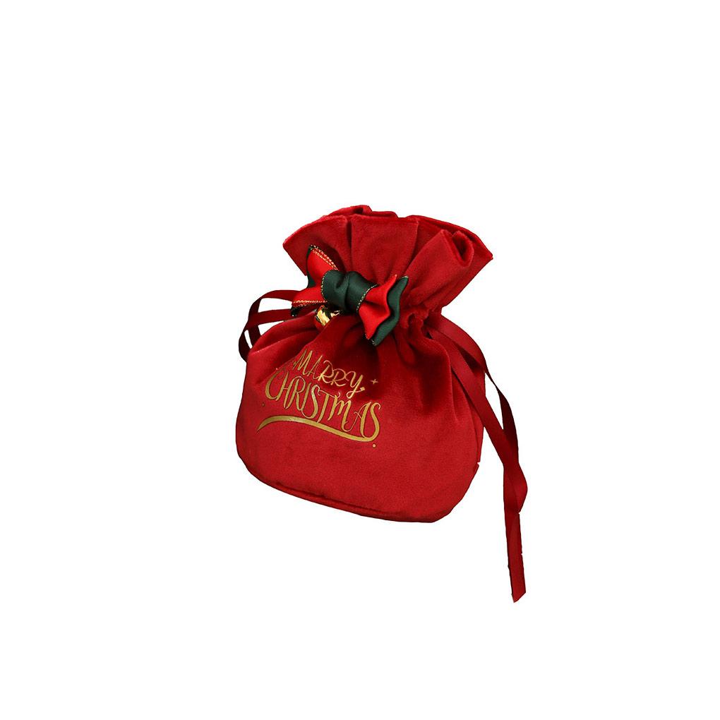 

Сумка для хранения фруктов на Рождество с завязкой, портативный подарочный пакет для праздничной вечеринки, декоративный набор, органайзер для печенья