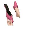 Baotou Slippers Women's Summer Outer Wear Design Sense Trendy Design Sense Niche New Pointed High Heel Half Drag