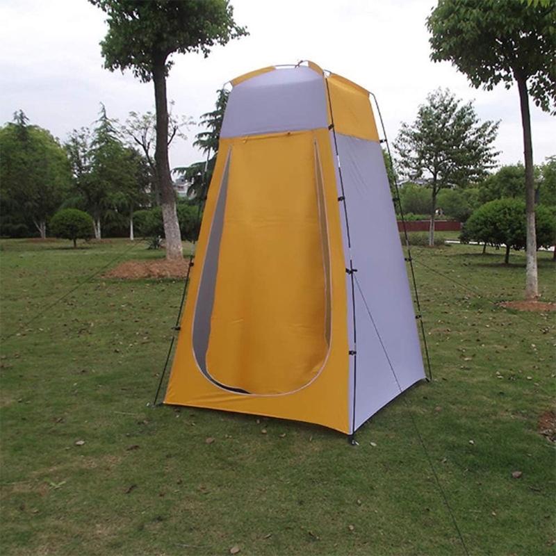 Multifuntional Small Camping Tent with Reinforced Metal Frame Windproofs Design Spacious for Family Travel Activity
