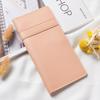 Stylish Ultra-thin Women's Leather Wallet with Buckle, Multiple Card Slots, Coin Purse, and Patchwork Design