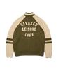 Discus Athletic Varsity Knit Zip-Up Khaki