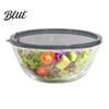 Salad Bowl with Lid Glass Lid Heat Resistant 4500ml Capacity Container