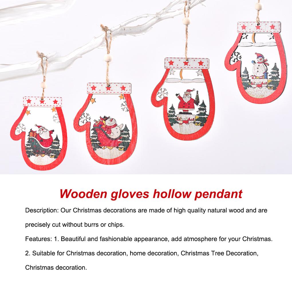 Vánoční přívěsek rekvizita festivalové ozdoby ve tvaru rukavice sváteční ozdoba rozvržení scény vánoční stromek dekor dárek závěsná ozdoba