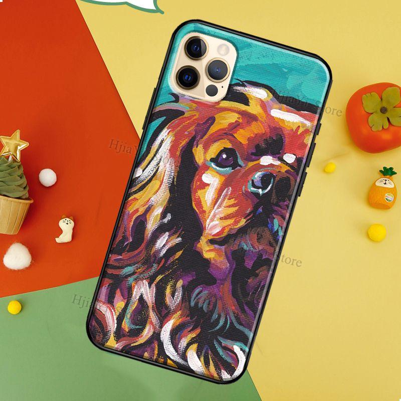 Cavalier King Charles Spaniel Phone Case For iPhone 13 11 14 12 Pro Max 7 8 Plus X XR XS Max SE 2020 12 13 Mini Back Cover