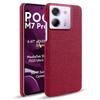For Xiaomi Poco M7 Pro 5G Phone Case Cloth Texture Anti-Scratch Protective PC Back Cover