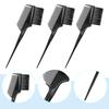 3PCS Edge Brush Comb Vendor Double Sided 2 In 1 Edge Control Brush For Baby Hair Salon Hair Comb Brushes Beauty Tools Hairbrush