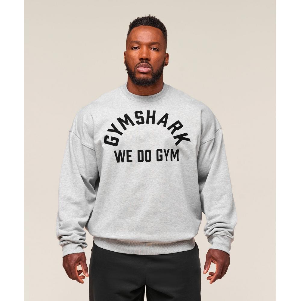 

Gymshark We Do Gym Crew Light Grey Core Marl A2b8z Gbcn XS