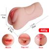 3-in-1 Realistic Male Masturbator 3D Textured Artificial vagina anal Pocket Pussy Oral Sex Toys for Men