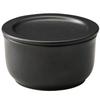 Aito Seisakusho "Kitchen Tools" Rice Storage Container, Rice Container with Lid, Microwave and Dishwasher Safe, Black, 0.5 Cup (one Serving), Approx.