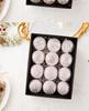 Retro 8cm Christmas Ball Set: 12 Decorative Ornaments for Festive Scenes and Tree Decoration