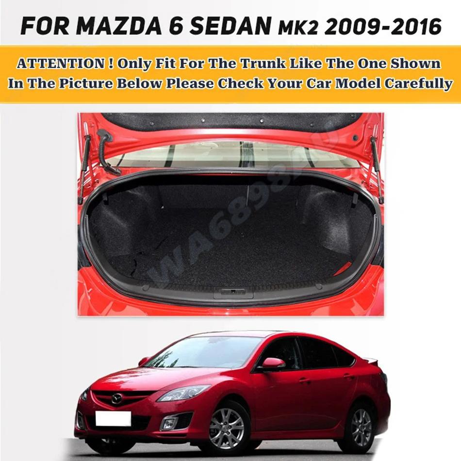 Custom High Quality Car Trunk Mat For Mazda 6 MK2 Sedan 2009 2010 2011 2012 2013 2014 2015 2016 Anti Dirty Leather Carpet