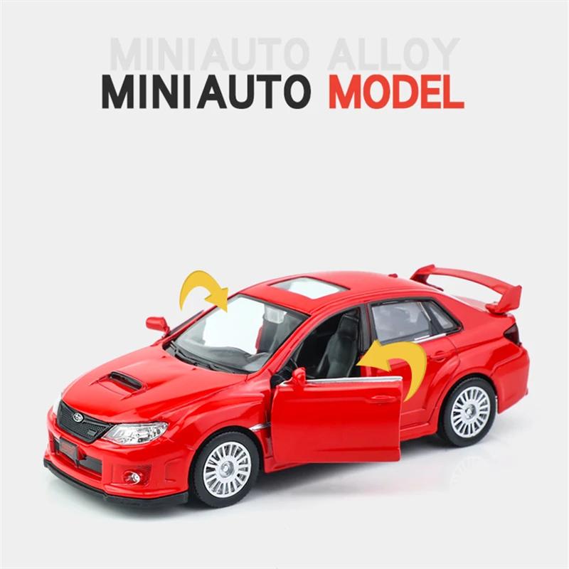 1/36 Subaru WRX STI Car Styling Licensed Diecast Car Model Toy Alloy Metal High Simulation for Collection Gifts F44