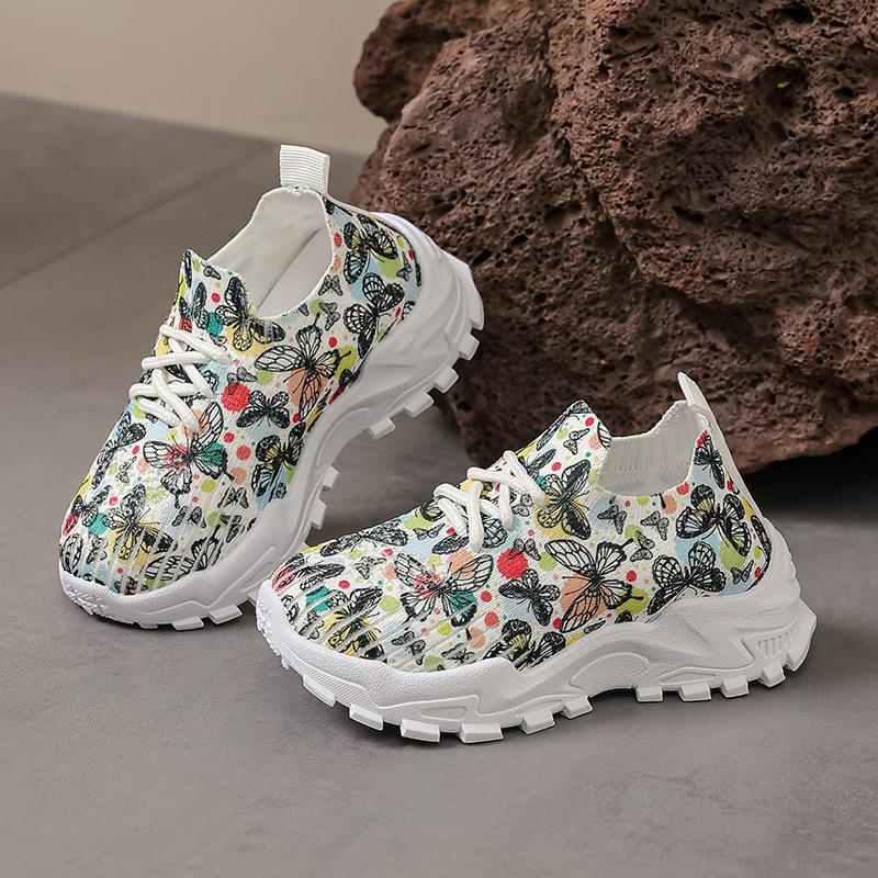 Fashion Girls' Shoes Spring New Kids Sports Shoe Soft Soled Boys' Shoes Anti Slip Child Casual Shoes Lightweight Girls Mesh Shoe
