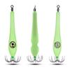 Shrimp Prawn Hooks Auto Glow Squid Hook Saltwater Luminous Fishing Squid Lures