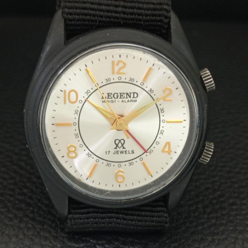HAND-WINDING VINTAGE LEGEND SWISS MENS REFURBISHED ALARM WATCH a707534-1