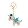 Bling Strass Fliegendes Pferd Schlüsselanhänger Auto Schlüsselring Halter Dekor Zubehör Rucksack Handtasche Tasche Anhänger Geschenke für Frauen Freunde Mutter Freundin