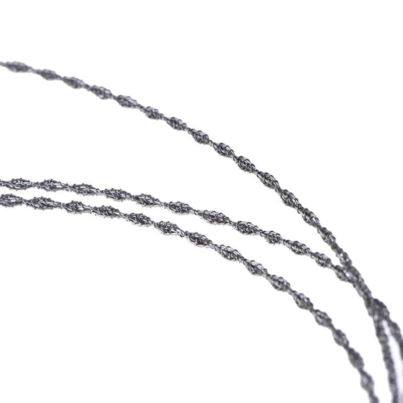 28"/ 72cm String Saw Hand Chainsaw Pracrtical Useful  Wire Saw Stainless Outdoor Camping Wood Cutting