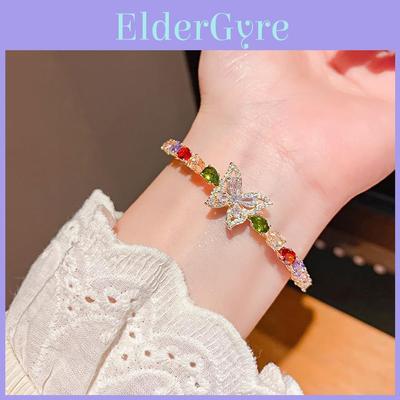 Animal Butterfly Fashion Bracelet With Zircon Stones For Womens Jewelry Accessory