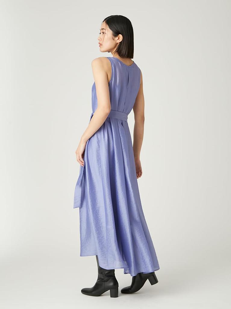 Clear Line Dress FWFO254261 BLU 1 Semi-sheer