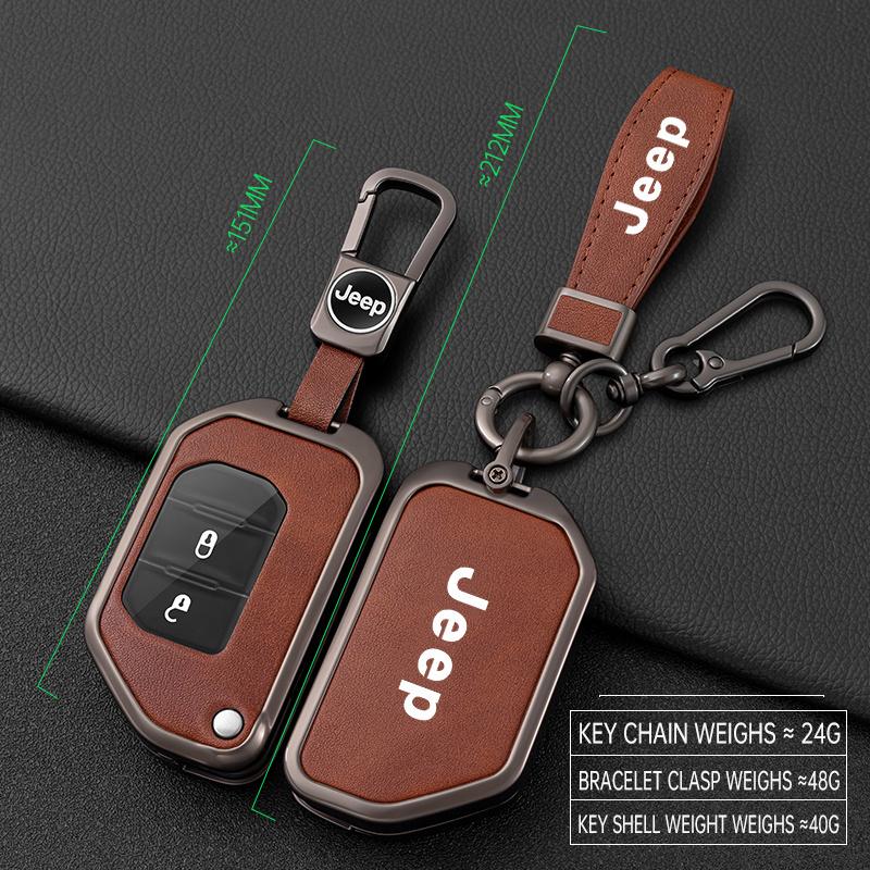 Car Remote Key Case Cover Protector Shell For Jeep Gladiator JT Sahara JLU Wrangler JL Rubicon 2018 2019 2 3 4 Button Flip Key