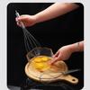Hand Mixer Whisk Egg Beater Stainless Heavy Duty Whisk Mixer For Baking Kitchen Tool Stainless Steel Manual Egg Whisk