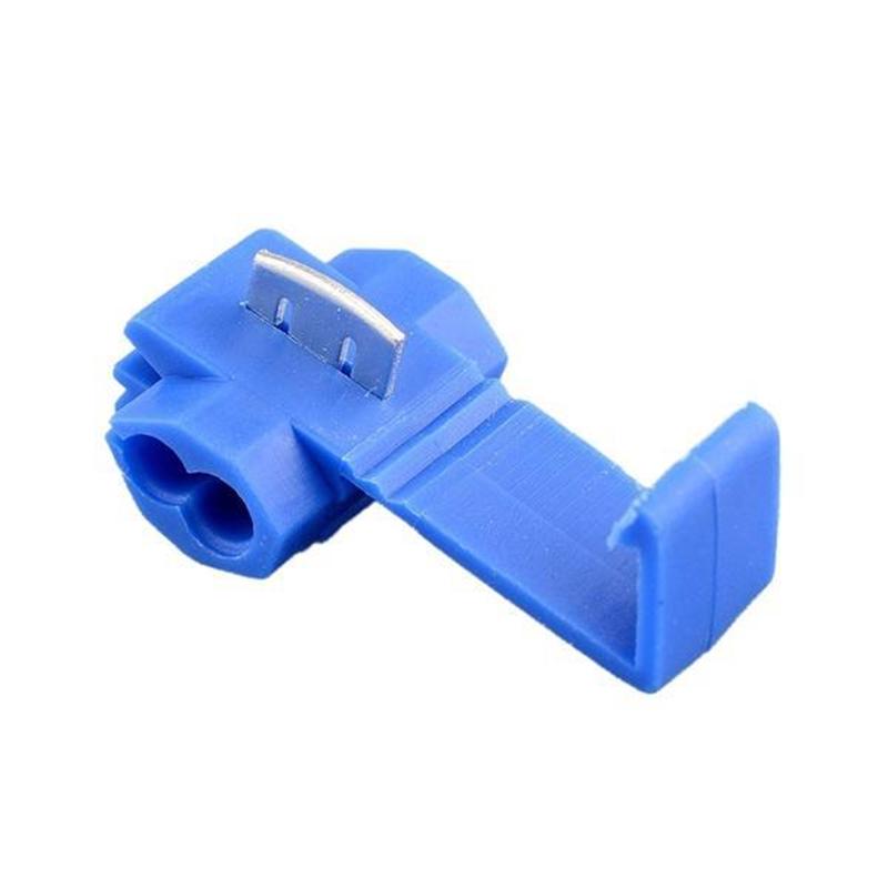 

10 ПК Blue Wire Терминалы Быстрый провода Соединитель Кабель зажим 14-18 AWG