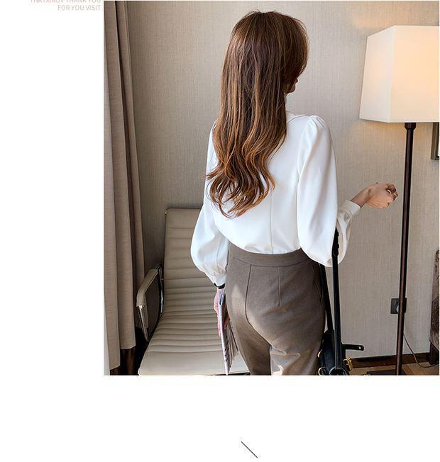 2024 Spring & Autumn Loose Sweet Style Age-Reducing Long Sleeve Top