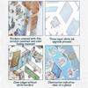 Large Size Landscaping Stickers PET Sticker Paper Miniature Scene Collection  Kids