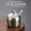 777 Commercial 304 Stainless Steel Seasoning Jars with Spoon