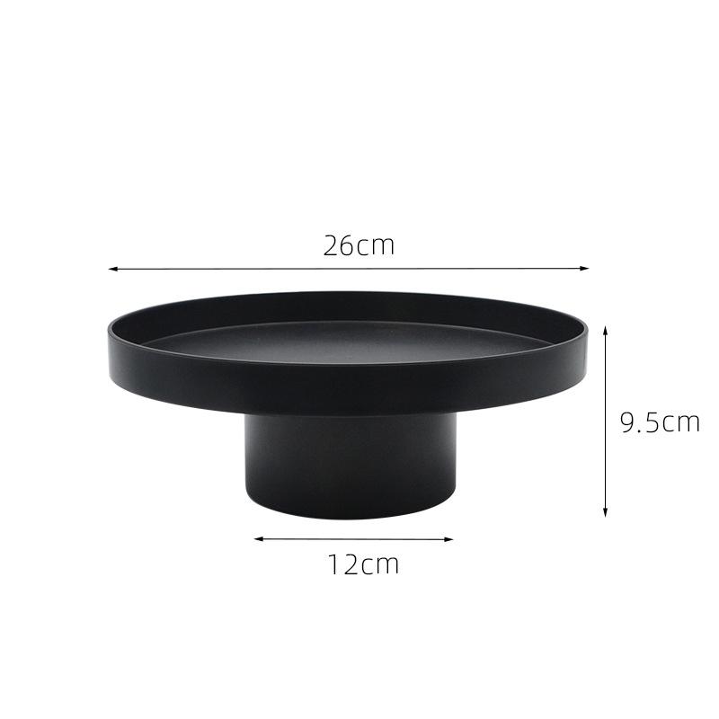 Modern Storage Trays Decorative Table Tray Jewelry Desktop Storage Organizer Kitchen Fruit Bowls Round Home Decor Accessories