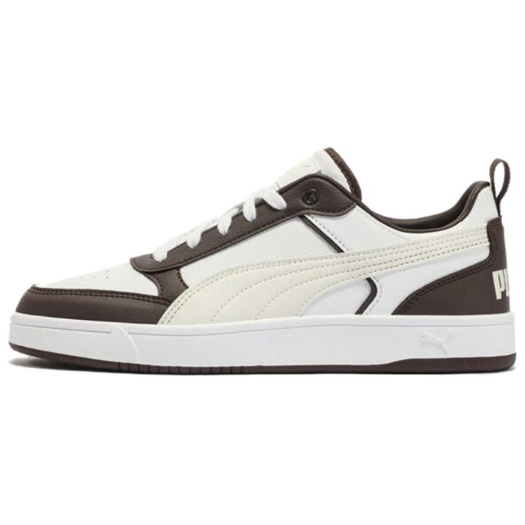 New PUMA DRIBBLE Low Top Casual Shoes Unisex White Black 400326-02