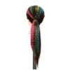 Colorful Hair Accessories Leopard Print Wig Heat Resistant Fiber Feather Hair Extension Piece