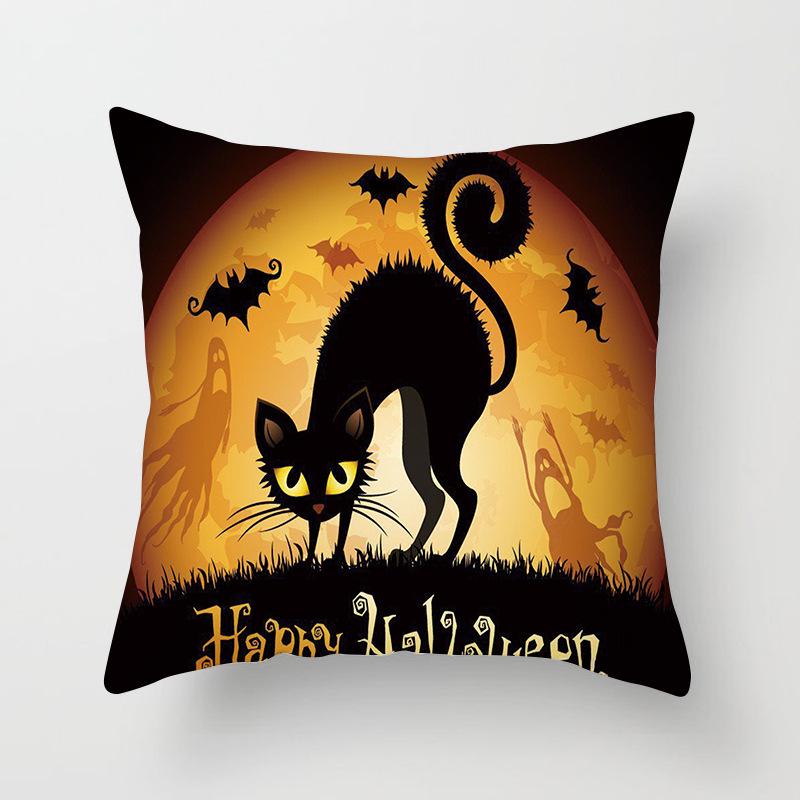 New Halloween Pumpkin Home Decoration Pillow Cover Sofa Cushion Pillow Cover