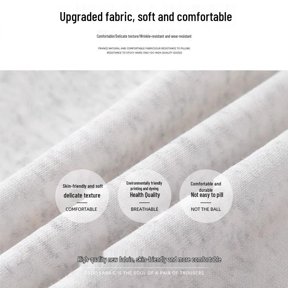 Petite High Waist Flare Sweatpants for Women - White/Grey, Slimming Horseshoe Design, Drawstring, American Style, Spring/Autumn.