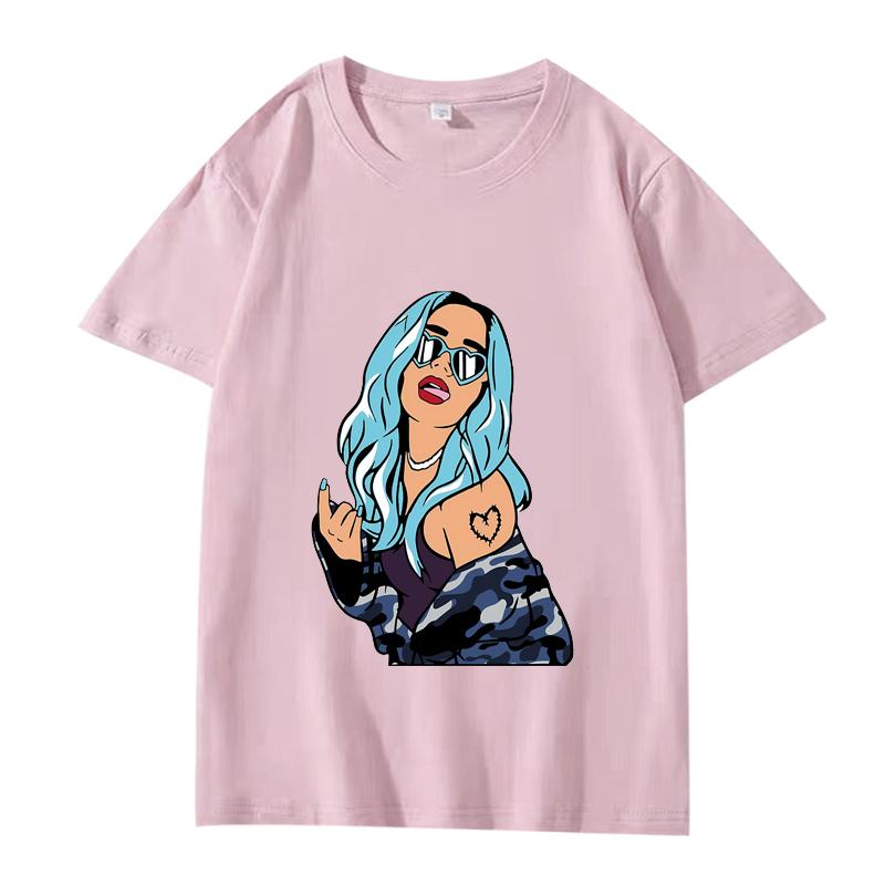 Karol G Essential Graphic T Shirts 2025 Men Women Oversized 100% Cotton Fashion Streetwear Short Sleeve Summer Print Unisex Tops