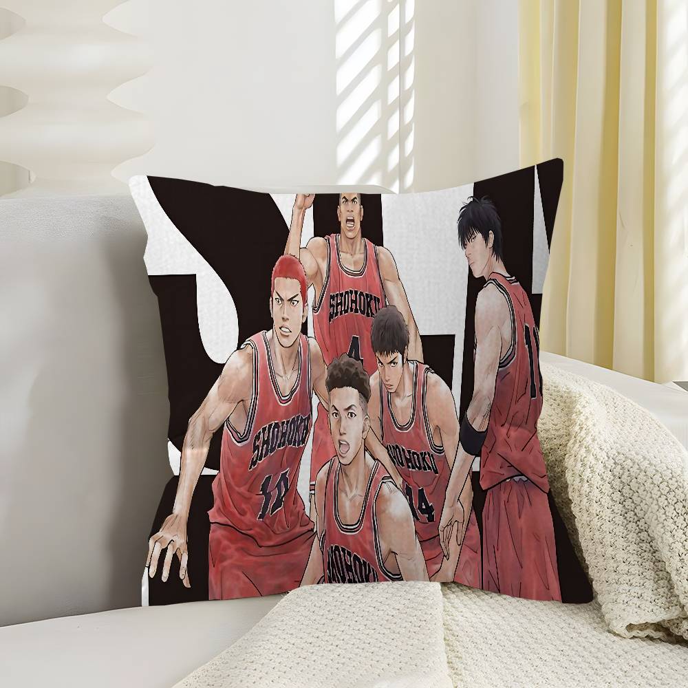 Anime Slam Dunk Pillow Cushion Cover Pillowcase Living Room Sofa Home Decor