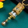 Legierter Auto-Lufterfrischer-Halter – Goldene Hängende Parfümflasche für Rückspiegel, Luxuriöses Innenraumzubehör